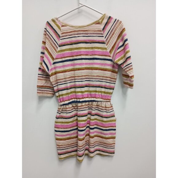 Anthropologie Saturday Sunday Womens Mini Dress Small Striped Terry Casual Beach - Picture 8 of 9